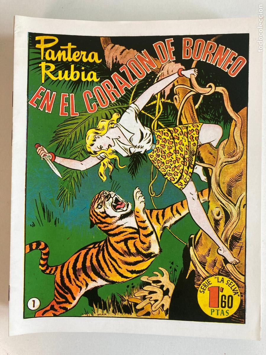Tebeos: PANTERA RUBIA COMPLETA 45 N&Uacute;MEROS REEDICION