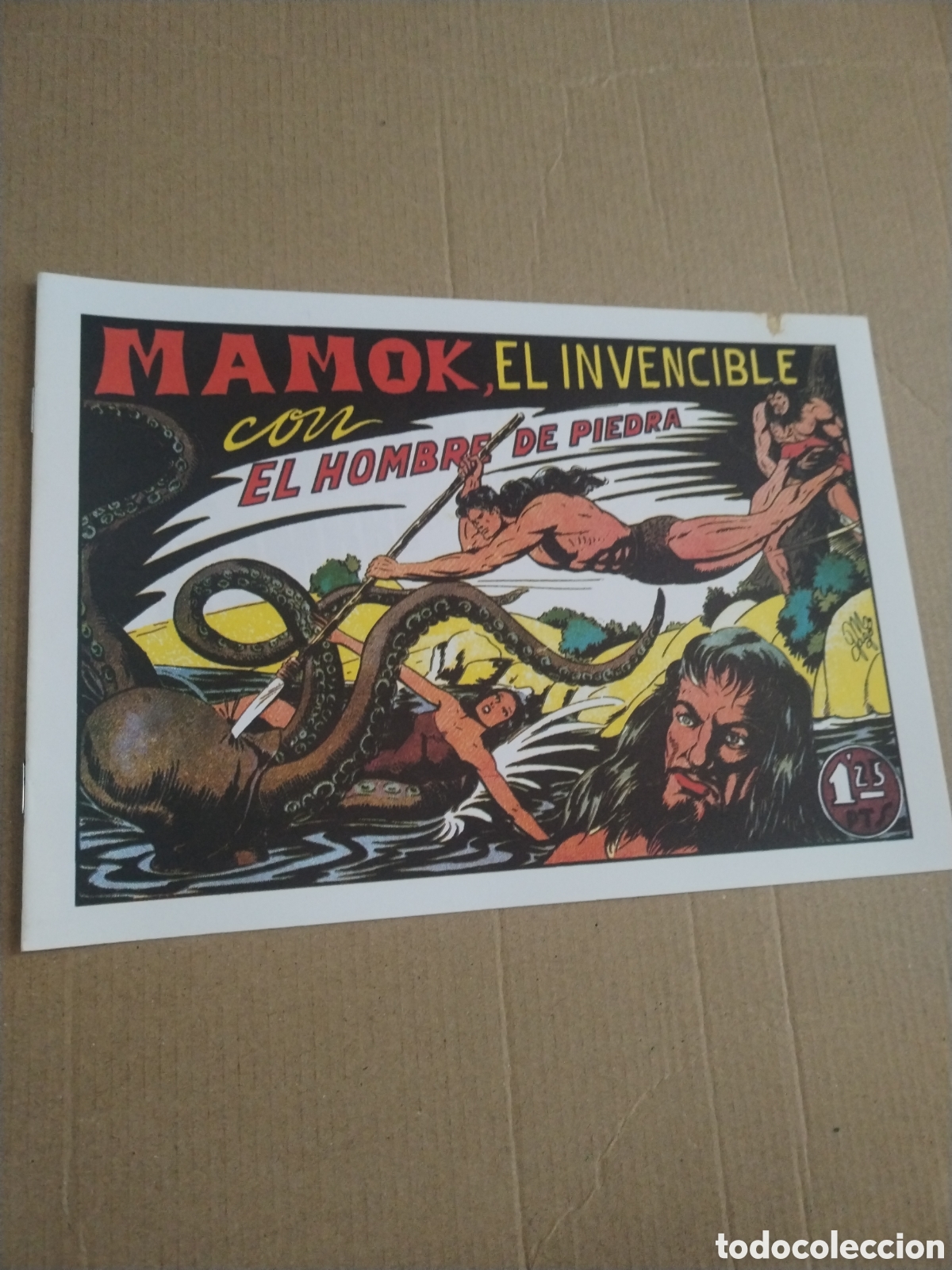 Tebeos: Mamok El Invencible con el Hombre de Piedra / REEDICI&Oacute;N - FACS&Iacute;MIL