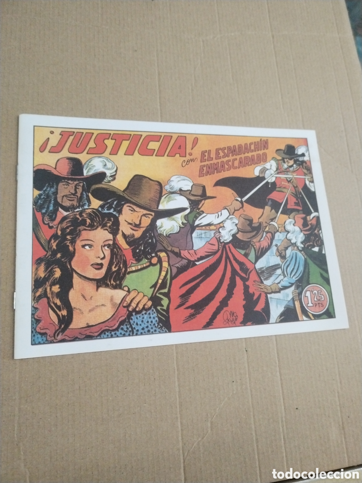 Tebeos: &iexcl;Justicia! con El Espadach&iacute;n Enmascarado / REEDICI&Oacute;N - FACS&Iacute;MIL