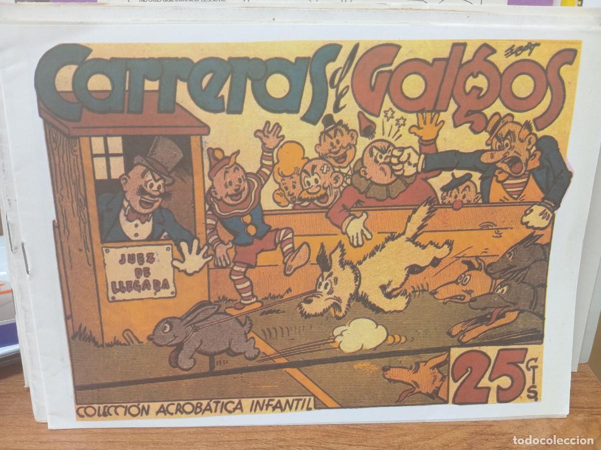 Comics: COLECCION ACROBATICA INFANTIL - CARRERAS DE GALGOS - MARCO - FACSIMIL