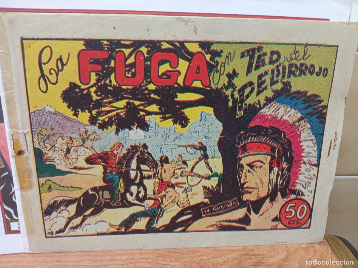 Tebeos: TED EL PELIRROJO - N&ordm; 18- LA FUGA - BRUGUERA - ORIGINAL CON PORTADA TRASERA FACSIMIL