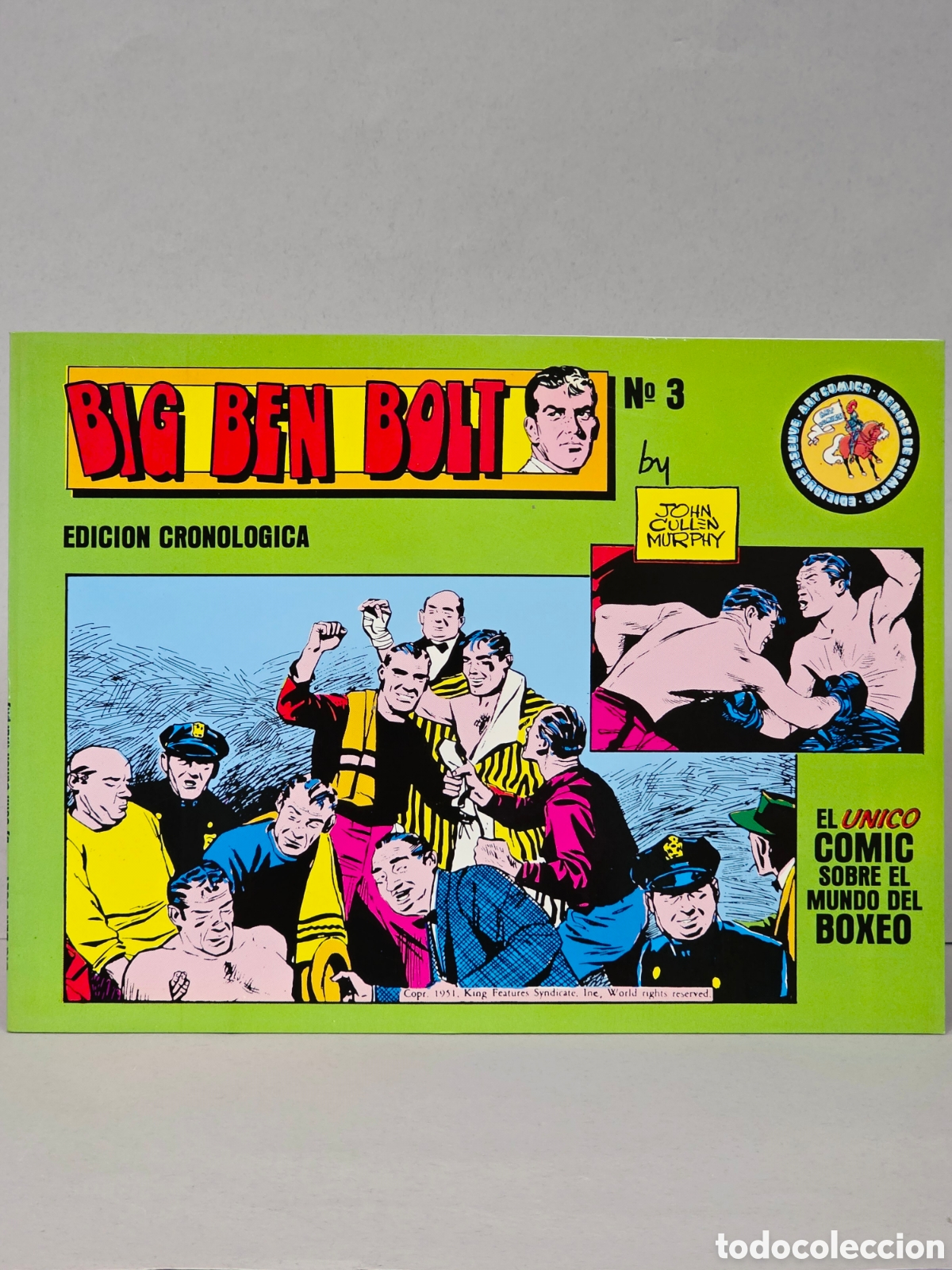 Tebeos: C&Oacute;MIC BIG BEN BOLT 3 H&Eacute;ROES DE SIEMPRE EDICIONES ESEUVE FACS&Iacute;MIL DE KIOSCO - Foto 1
