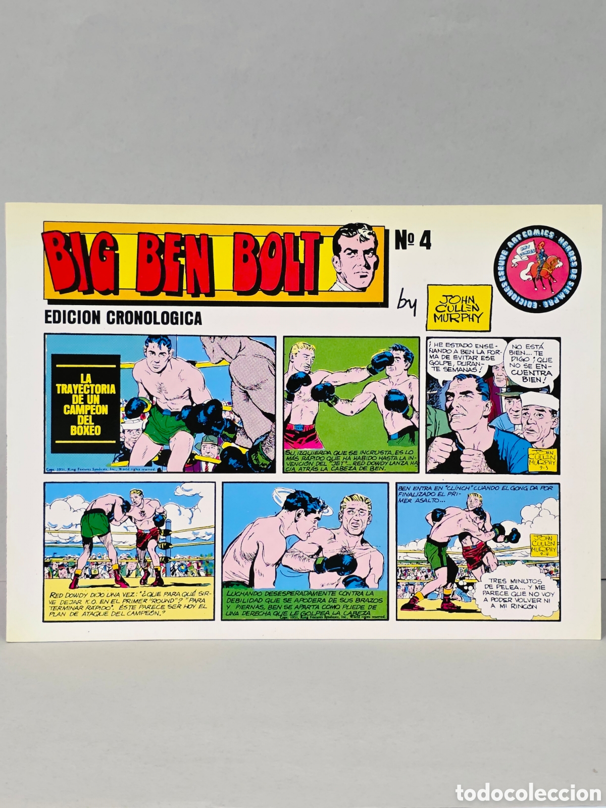 Tebeos: C&Oacute;MIC BIG BEN BOLT 4 H&Eacute;ROES DE SIEMPRE EDICIONES ESEUVE FACS&Iacute;MIL EXCELENTE ESTADO