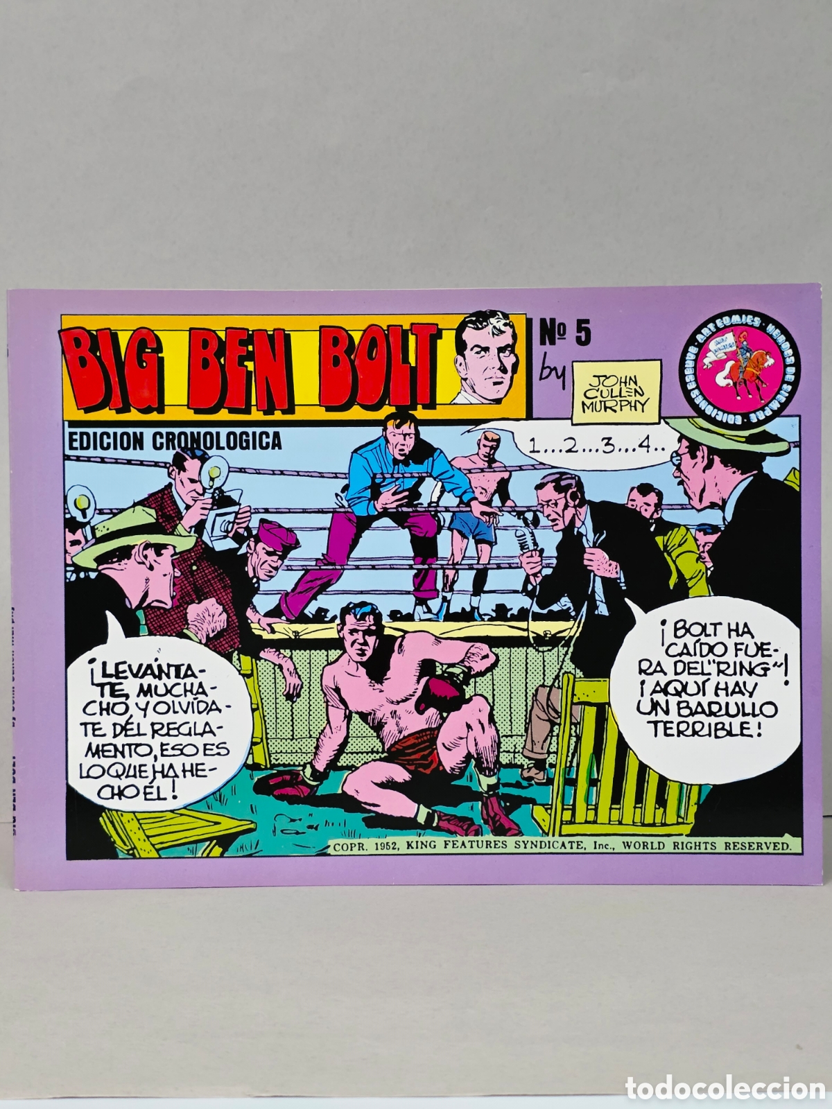 Tebeos: C&Oacute;MIC BIG BEN BOLT 5 H&Eacute;ROES DE SIEMPRE EDICIONES ESEUVE FACS&Iacute;MIL DE KIOSCO - Foto 1