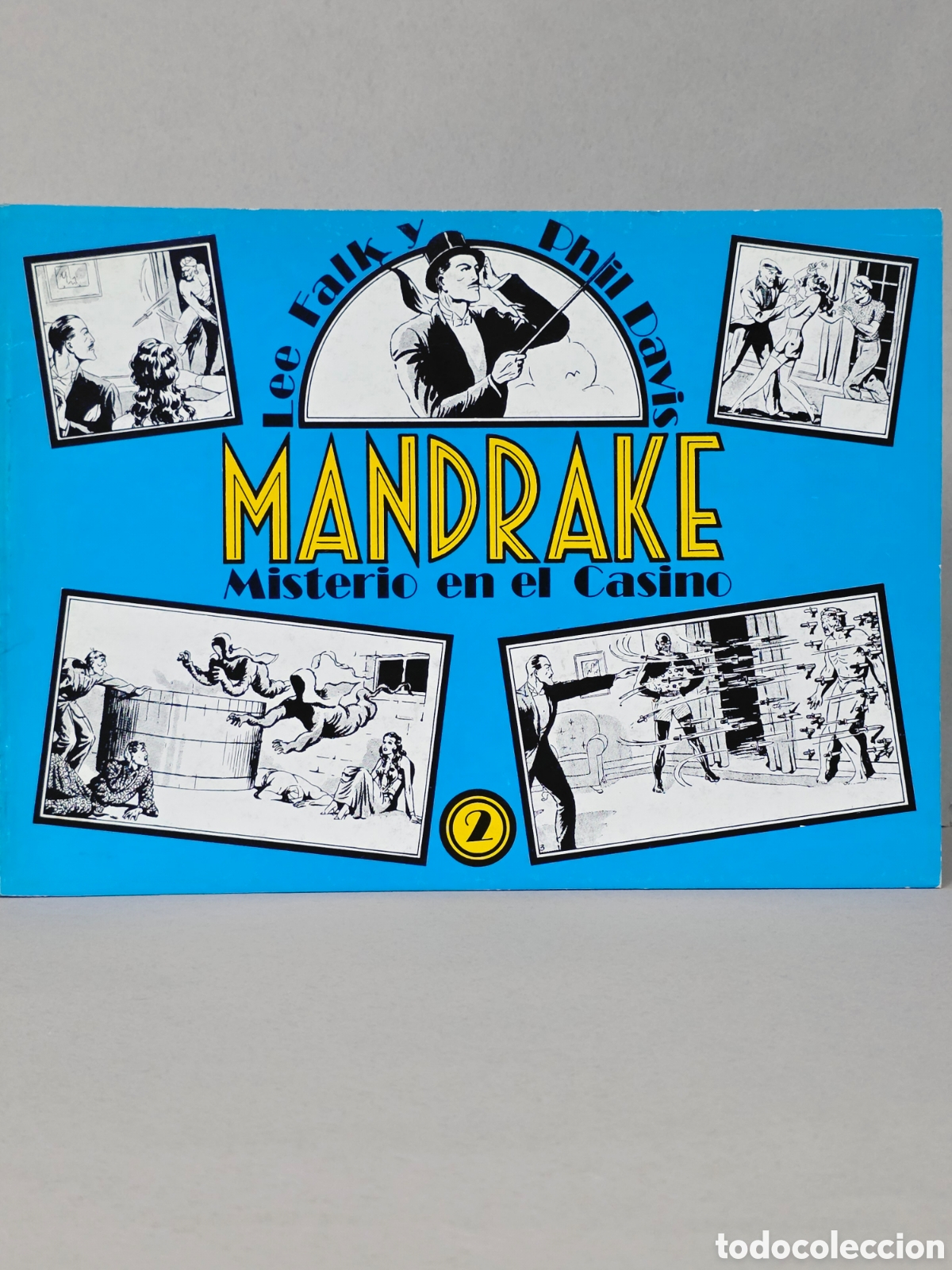 Tebeos: C&Oacute;MIC MANDRAKE 2 MISTERIO EN EL CASINO GRANDES CL&Aacute;SICOS CASI EXCELENTE ESTADO