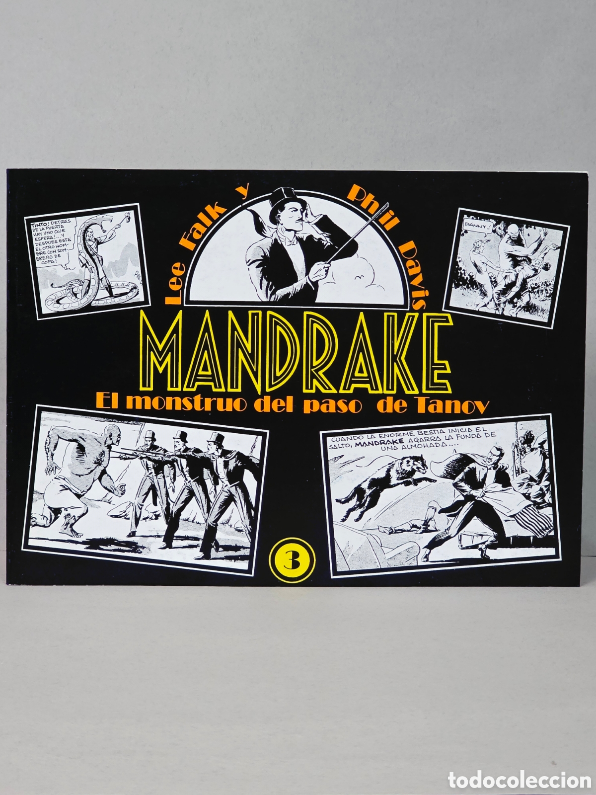 Tebeos: C&Oacute;MIC MANDRAKE 3 EL MONSTRUO DEL PASO GRANDES CL&Aacute;SICOS DE KIOSCO
