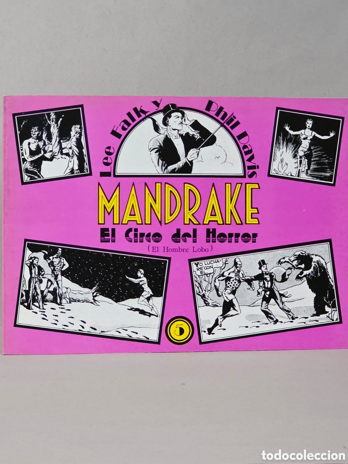 Tebeos: C&Oacute;MIC MANDRAKE 5 EL CIRCO DEL HORROR GRANDES CL&Aacute;SICOS MUY BUEN ESTADO