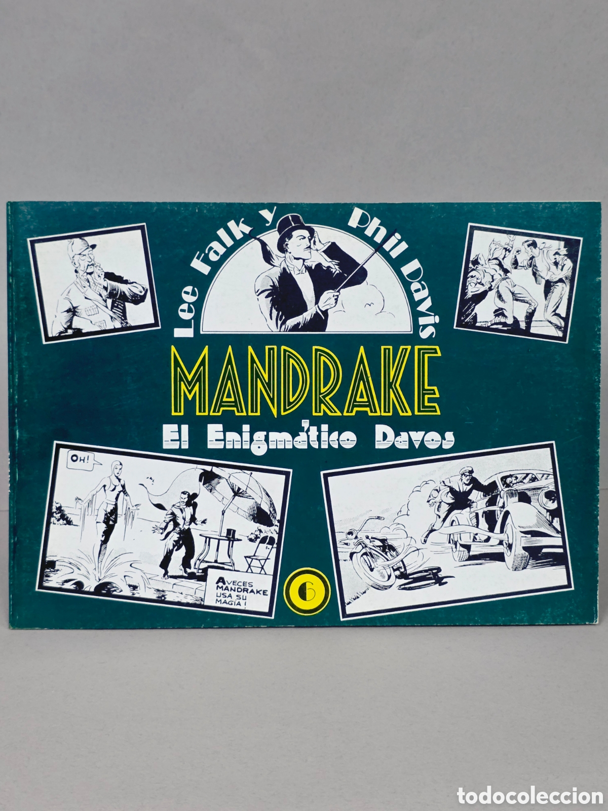 Tebeos: C&Oacute;MIC MANDRAKE 6 EL ENIGMA DAVOS GRANDES CL&Aacute;SICOS MUY BUEN ESTADO