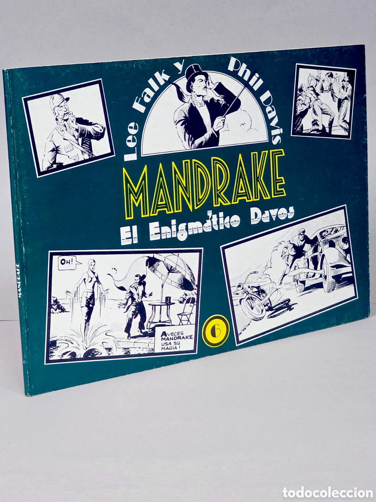 Tebeos: C&Oacute;MIC MANDRAKE 6 EL ENIGMA DAVOS GRANDES CL&Aacute;SICOS MUY BUEN ESTADO