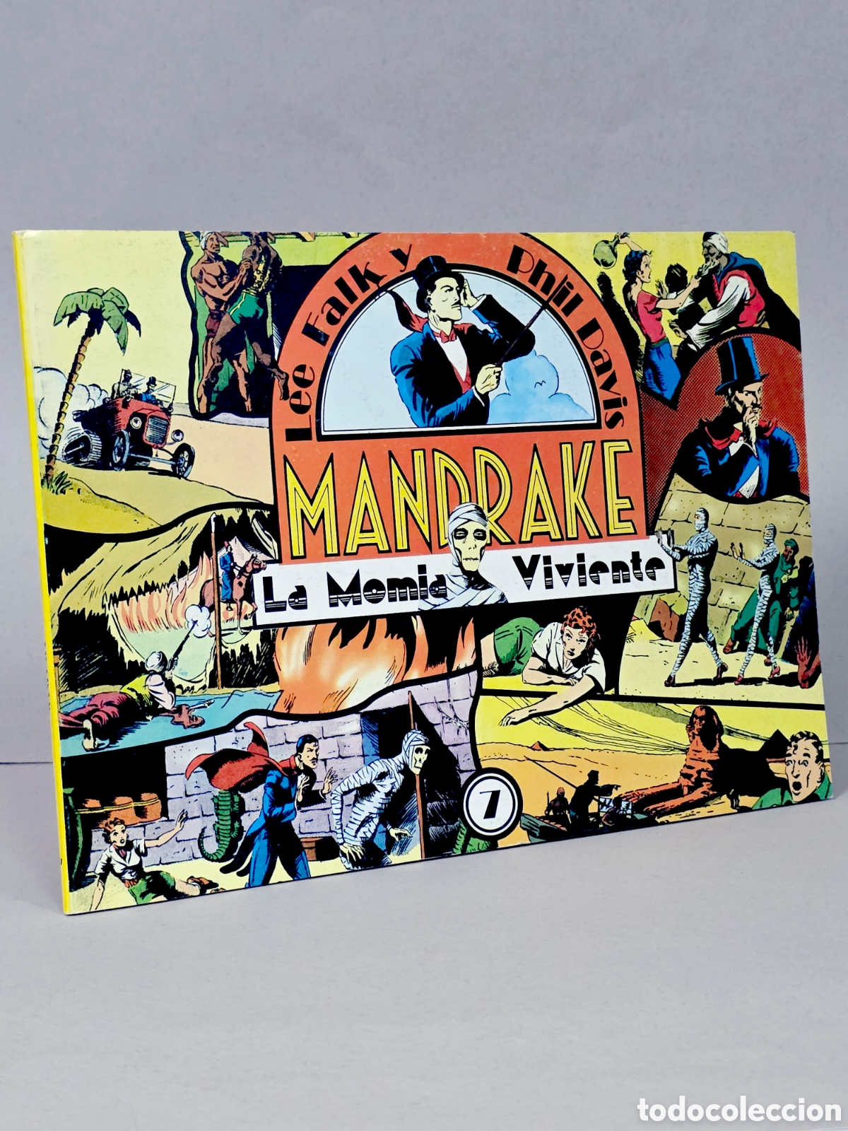 Tebeos: C&Oacute;MIC MANDRAKE 7 LA MOMIA VIVIENTE GRANDES CL&Aacute;SICOS DE KIOSCO