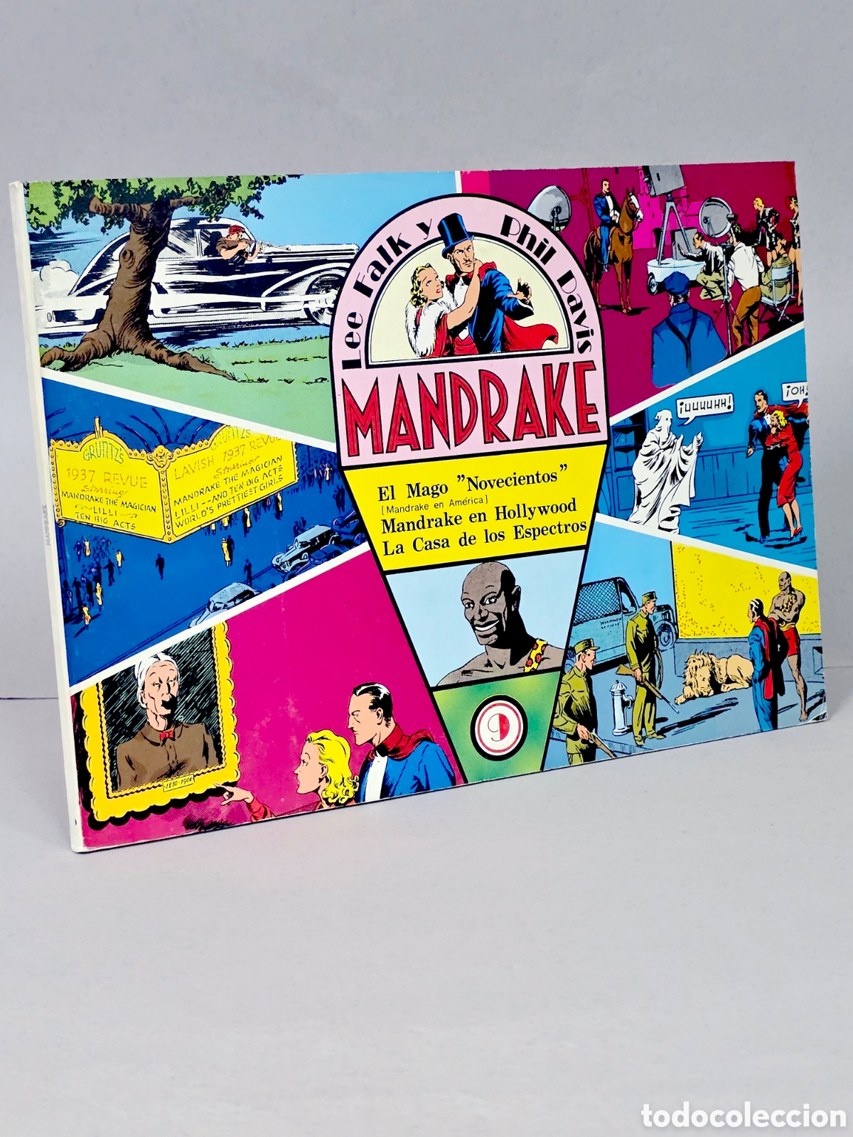Tebeos: C&Oacute;MIC MANDRAKE 9 EL MAGO GRANDES CL&Aacute;SICOS EXCELENTE ESTADO