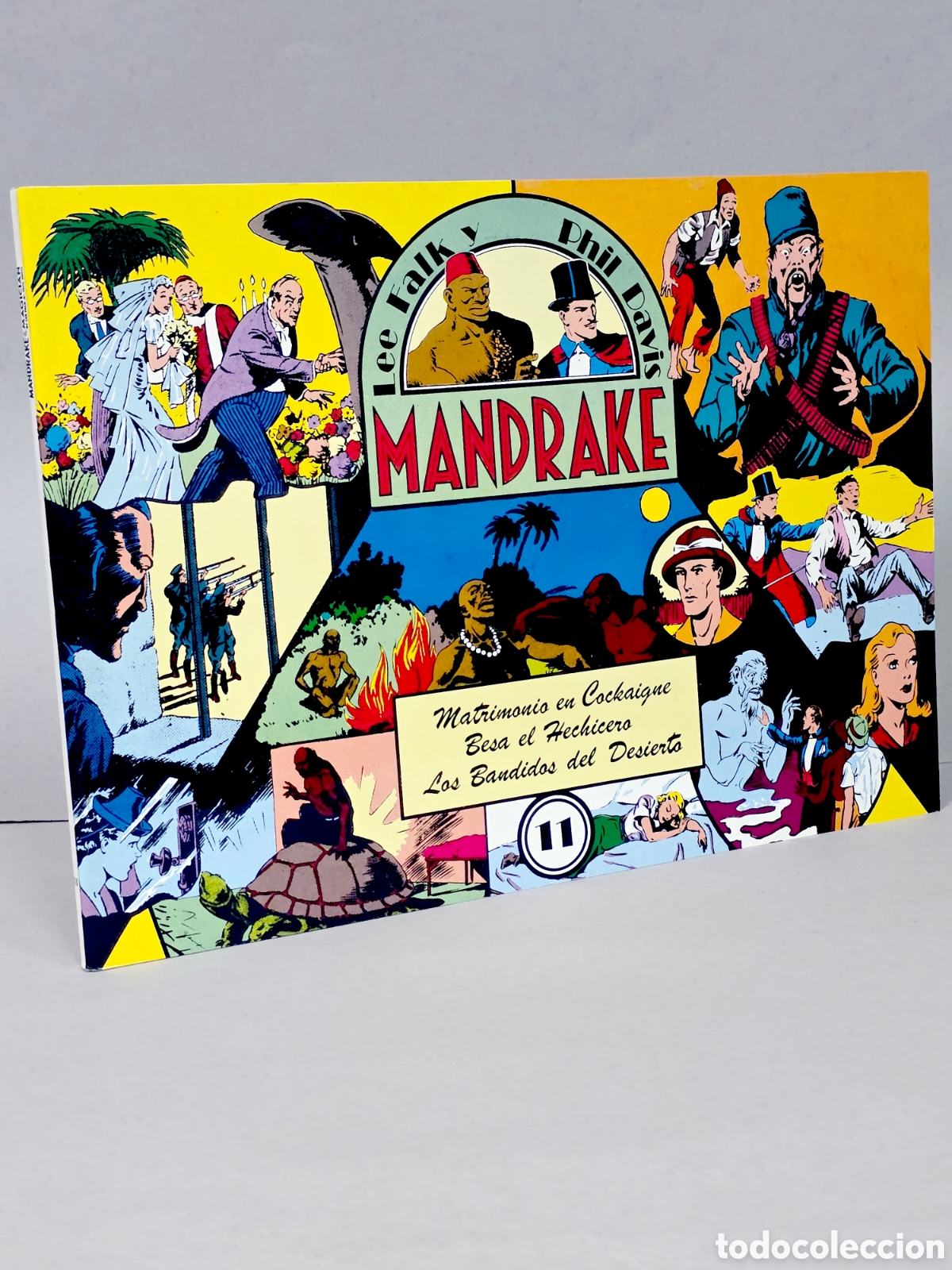 Tebeos: C&Oacute;MIC MANDRAKE 11 MATRIMONIO GRANDES CL&Aacute;SICOS DE KIOSCO ESTADO