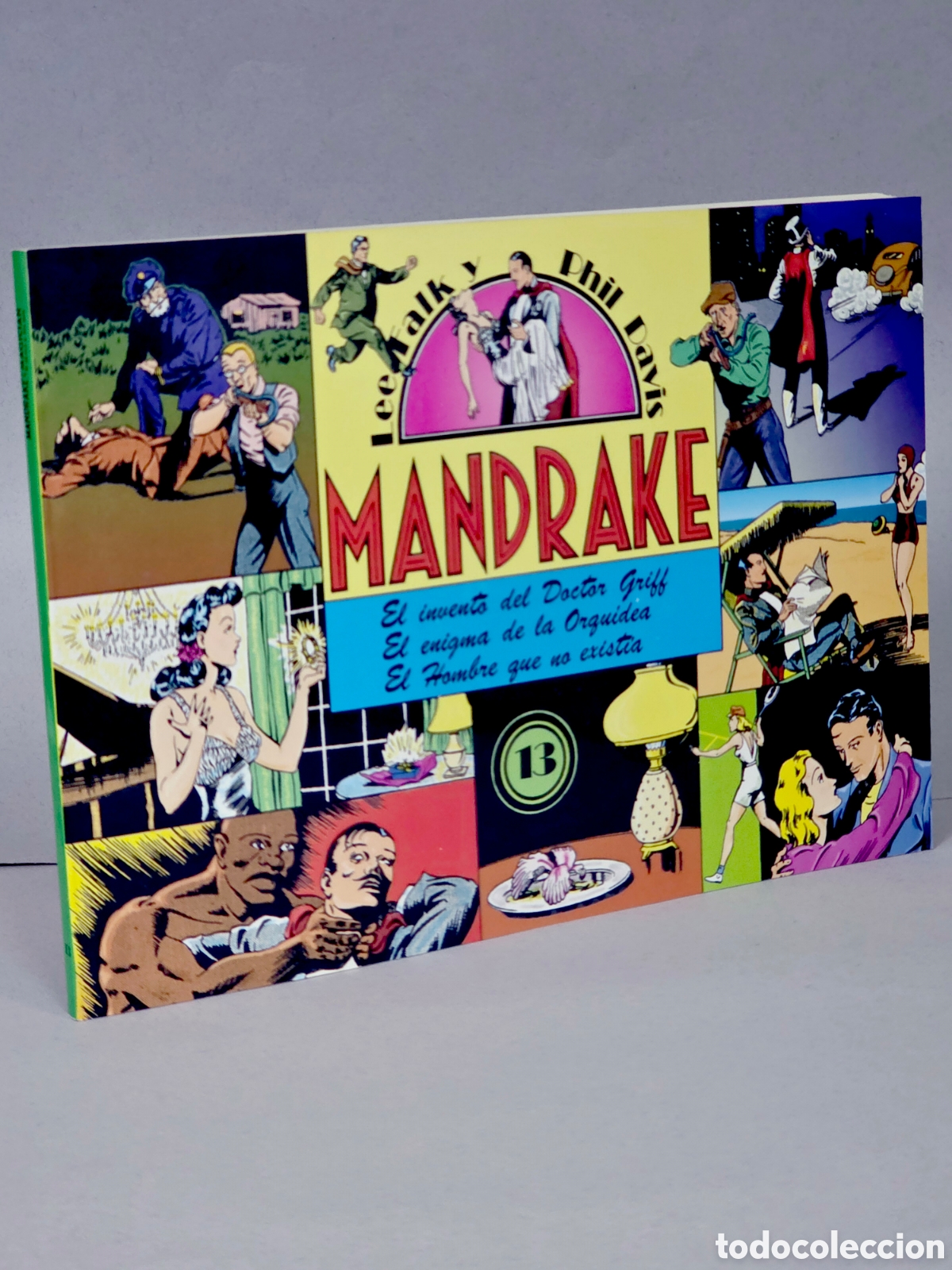 Tebeos: C&Oacute;MIC MANDRAKE 13 EL INVENTO DEL DOCTOR GRILL GRANDES CL&Aacute;SICOS DE KIOSCO ESTADO
