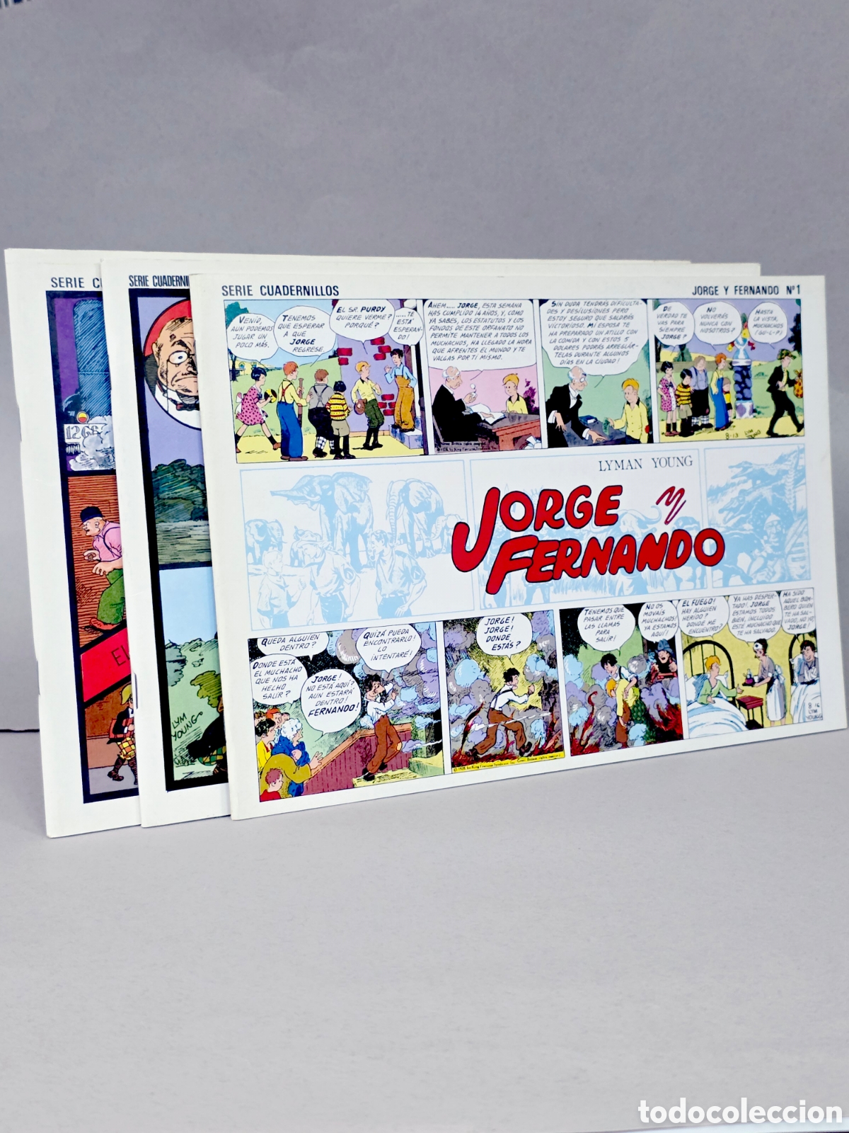 Tebeos: C&Oacute;MICS JORGE Y FERNANDO COMPLETA SERIE CUADERNILLOS GRANDES CL&Aacute;SICOS FACS&Iacute;MIL REEDICI&Oacute;N DE KIOSCO