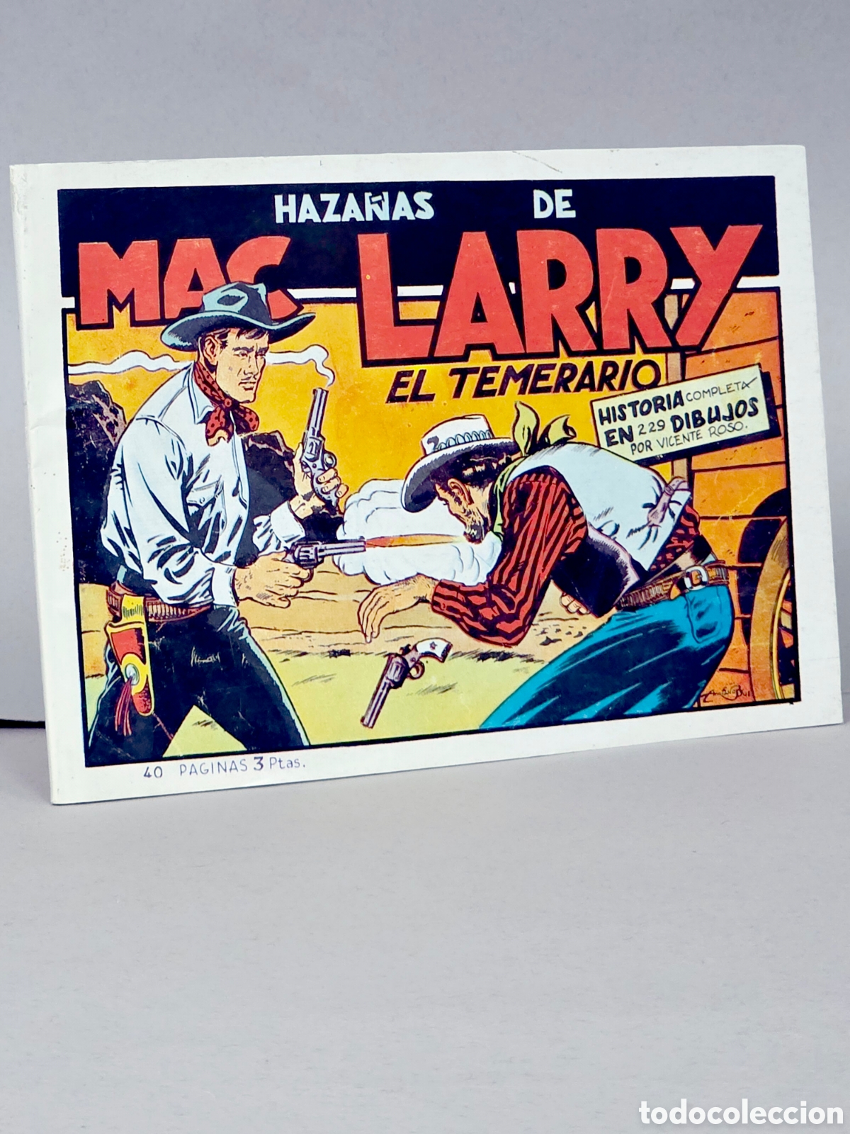 Tebeos: C&Oacute;MIC HAZA&Ntilde;A DE MAC LARRY EL TEMERARIO REEDICI&Oacute;N FACS&Iacute;MIL EXCELENTE ESTADO