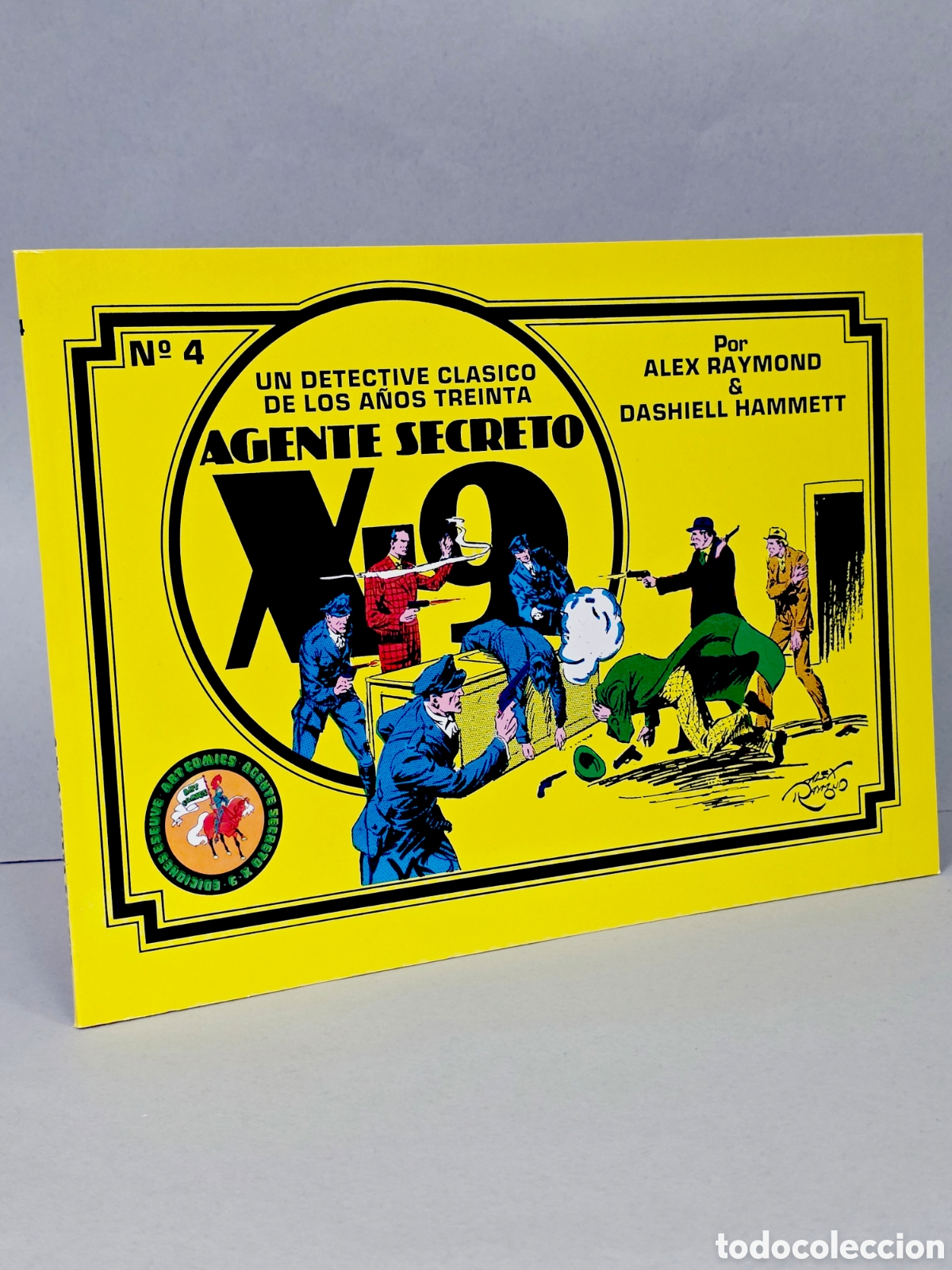 Tebeos: C&Oacute;MIC AGENTE SECRETO X-9 4 REEDICI&Oacute;N FACS&Iacute;MIL DE KIOSCO ESTADO