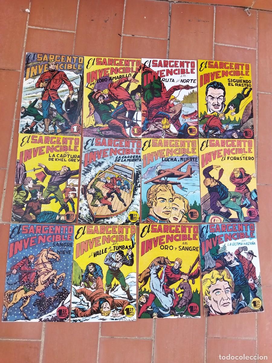 Tebeos: lote de 12 comics EL SARGENTO INVENCIBLE completa facsimil como nueva