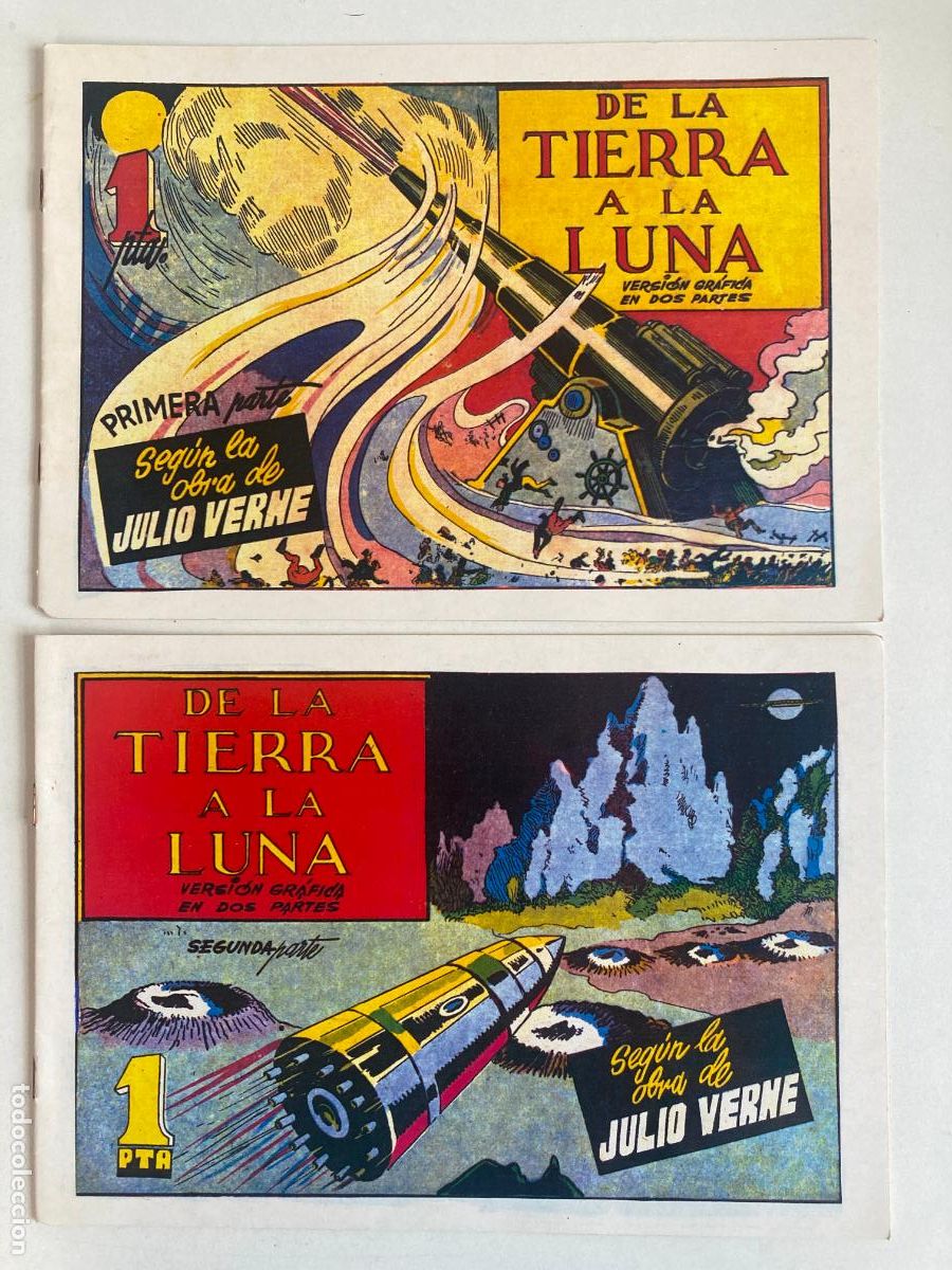 Tebeos: DE LA TIERRA A LA LUNA, COMPLETA, REEDICION