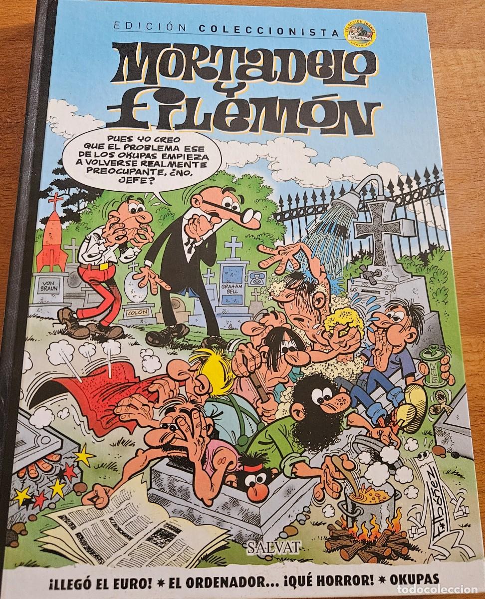 Tebeos: Mortadelo y Filem&oacute;n - Edici&oacute;n coleccionista n&deg; 16 Salvat 2016 - Lleg&oacute; el Euro etc