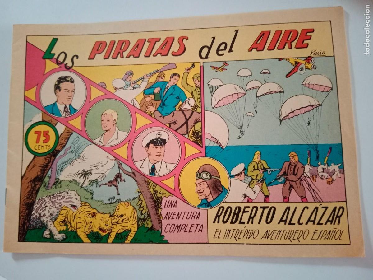 Tebeos: ROBERTO ALC&Aacute;ZAR. PIRATAS DEL AIRE. FACS&Iacute;MIL