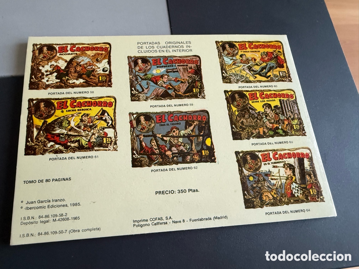 Tebeos: EL CACHORRO. Tomo 8. IBERCOMIC - Foto 2