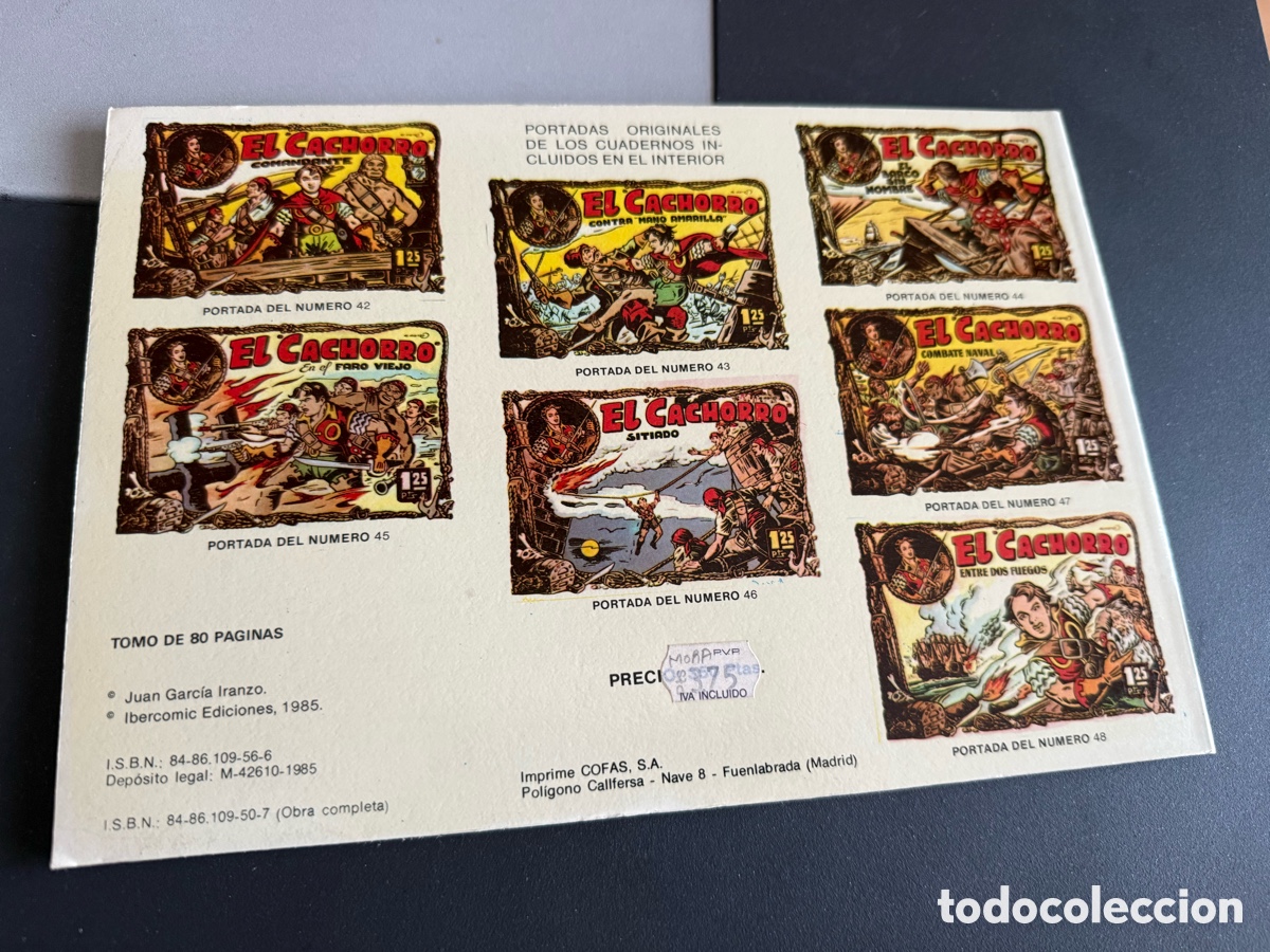 Tebeos: EL CACHORRO. Tomo 6. IBERCOMIC - Foto 2