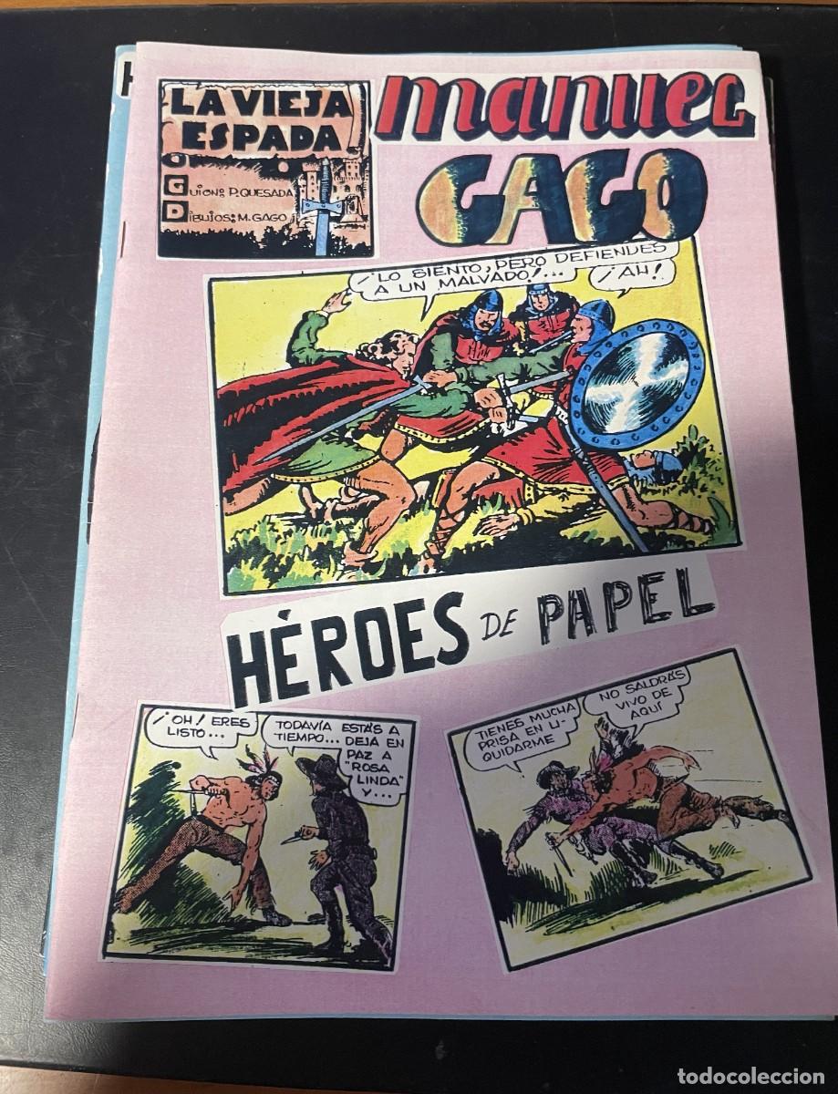 Tebeos: HEROES DE PAPEL N&ordm; 1 AL 8 - Foto 7