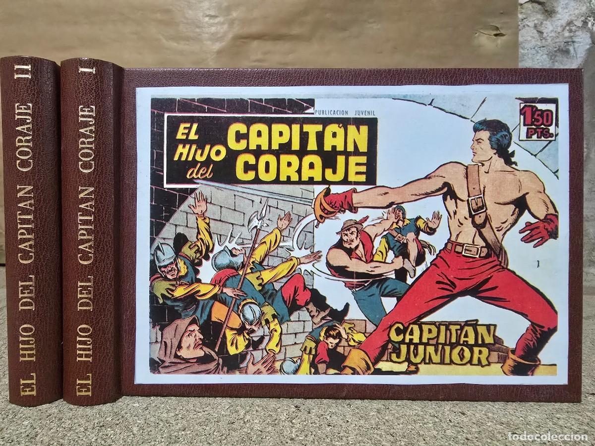 Tebeos: El Hijo del Capitan Coraje.Completa 2 Tomos.52 Tebeos.Toray.Facsimil
