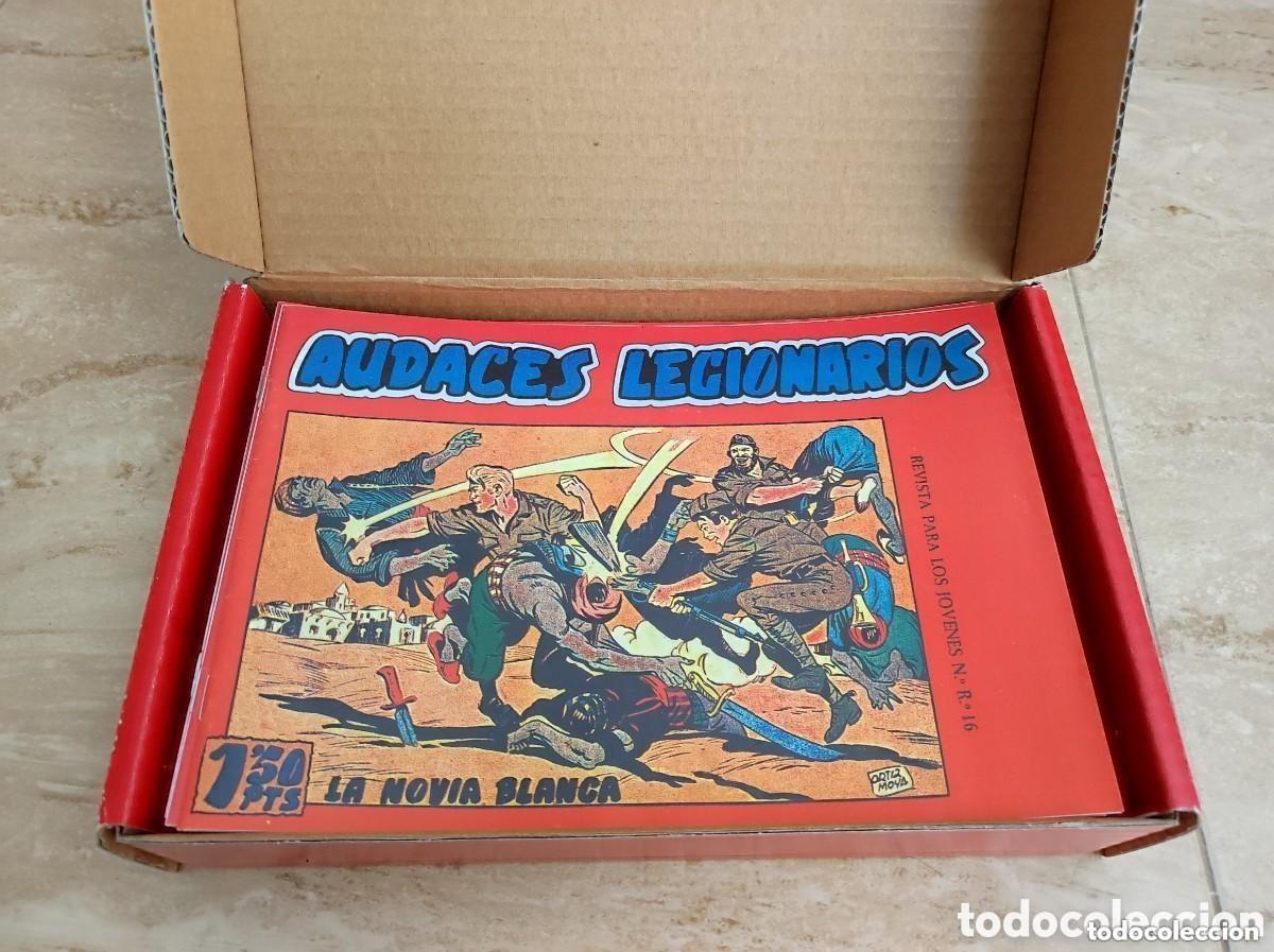 Tebeos: AUDACES LEGIONARIOS. N&ordm;. 1 al 42. En su caja completo comics tebeos