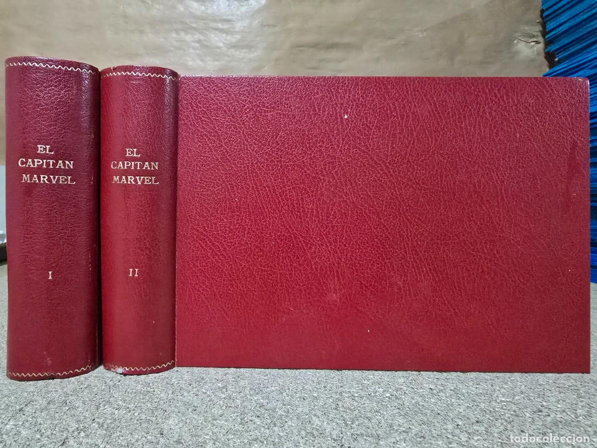 Tebeos: Capitan Marvel Completa.88 Tebeos.Encuadernada 2 Tomo.Hispano Americana.Facsimil