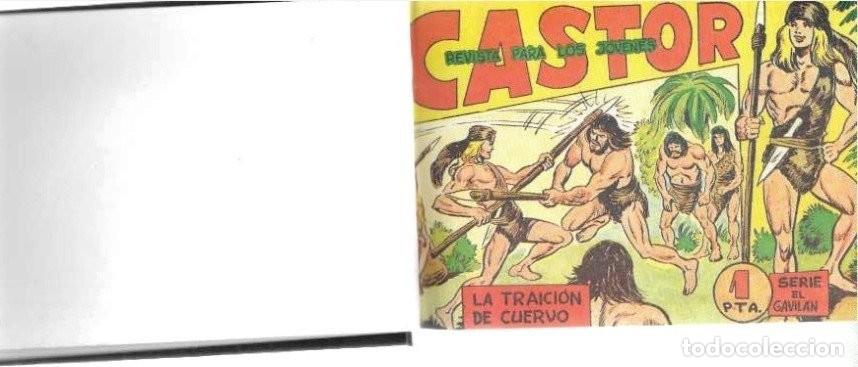 Tebeos: CASTOR TOMO ENCUADERNADO FACSIMIL COMPLETO - Foto 2