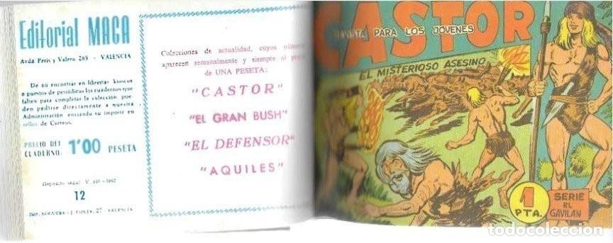 Tebeos: CASTOR TOMO ENCUADERNADO FACSIMIL COMPLETO - Foto 4
