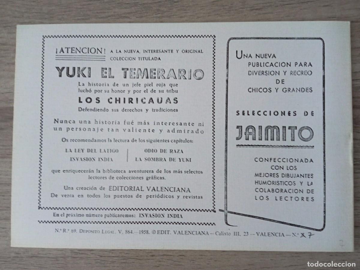 Tebeos: YUKI EL TEMERARIO, N&ordm; 7 - Foto 2