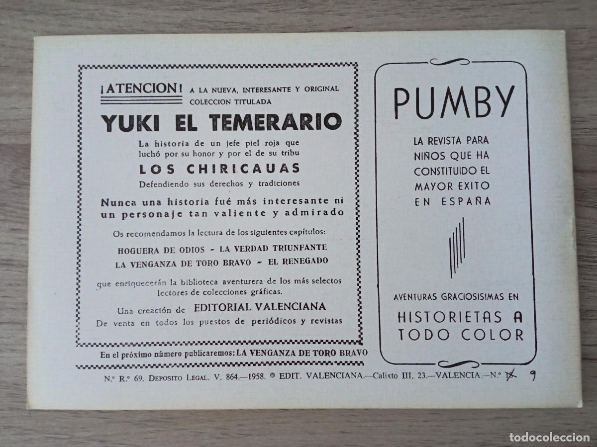 Tebeos: YUKI EL TEMERARIO, N&ordm; 9 - Foto 2