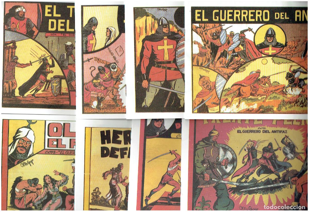 Tebeos: EL GUERRERO DEL ANTIFAZ. REEDICI&Oacute;N FACSIMIL DE 8 NROS. (DEL 1 AL 8) (B55.3 RUM)
