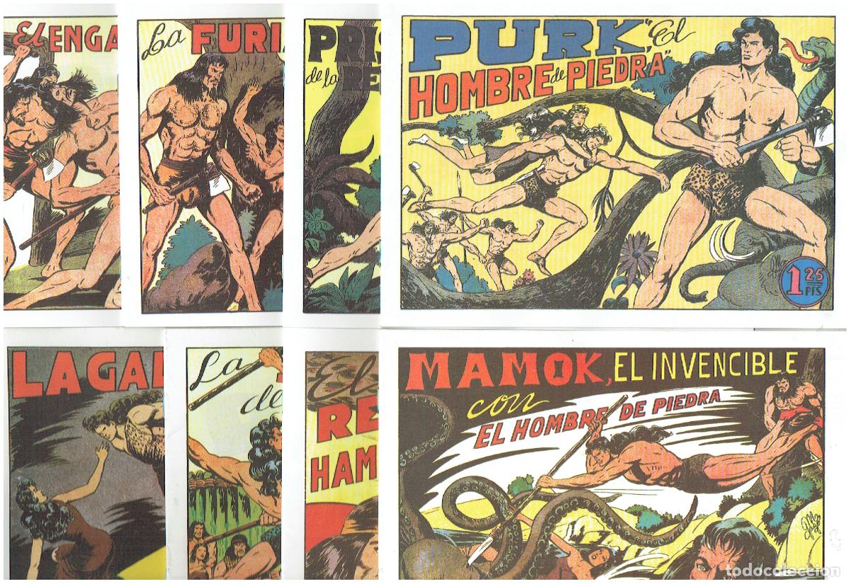 Tebeos: PUCK, EL HOMBRE DE PIEDRA. REEDICI&Oacute;N FACSIMIL DE 8 NROS. (DEL 1 AL 8) (B55.3 RUM)
