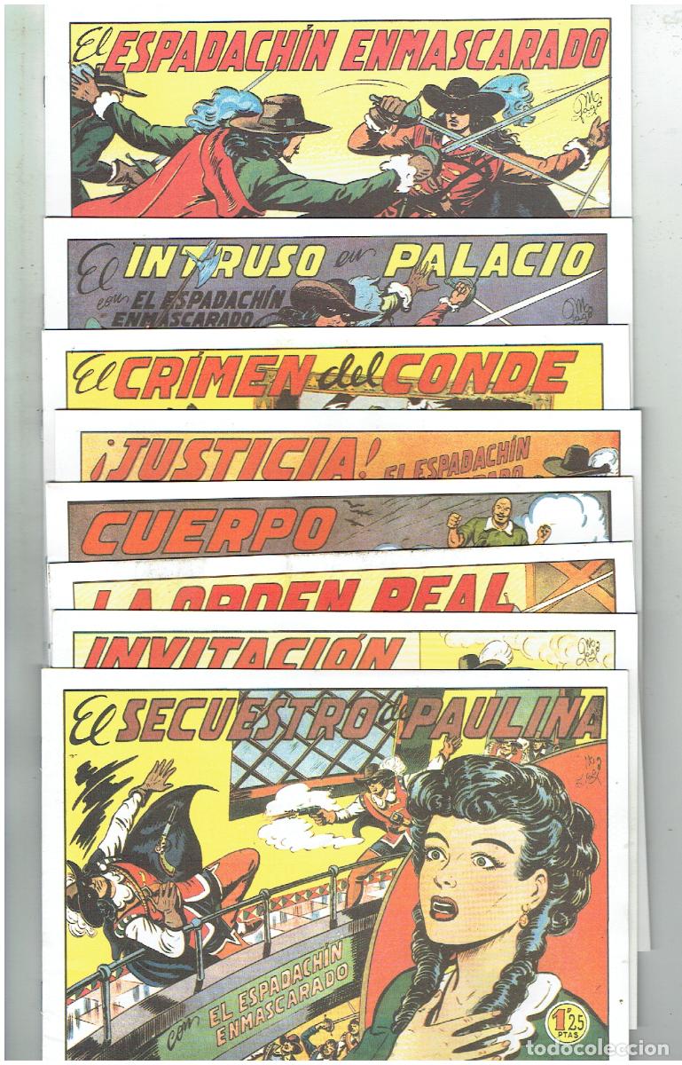 Tebeos: EL ESPACH&Iacute;N ENMASCARADO. REEDICI&Oacute;N FACSIMIL DE 8 NROS. (DEL 1 AL 8) (B55.3 RUM)