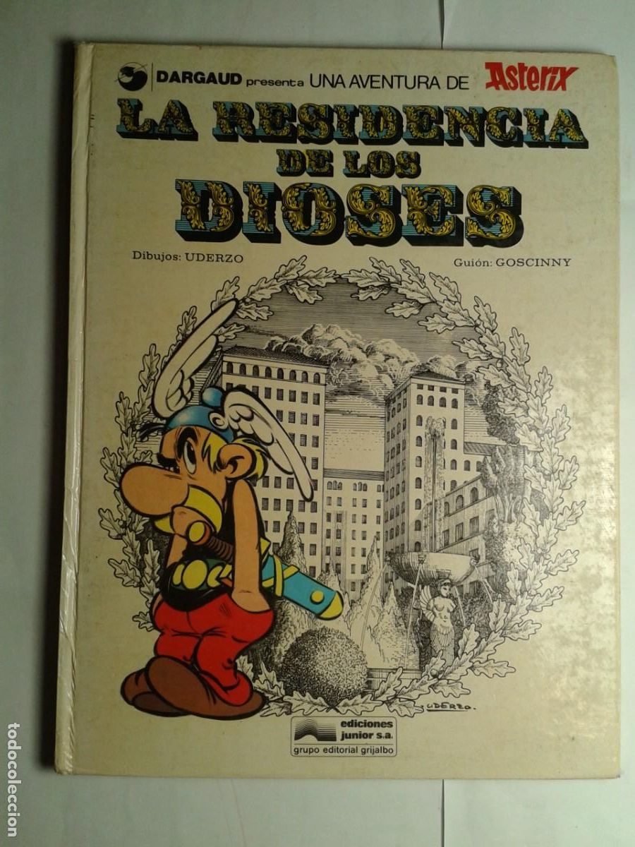 Tebeos: LA RESIDENCIA DE LOS DIOSES ASTERIX 17 1978 GOSCINNY / UDERZO EDICIONES JUNIOR