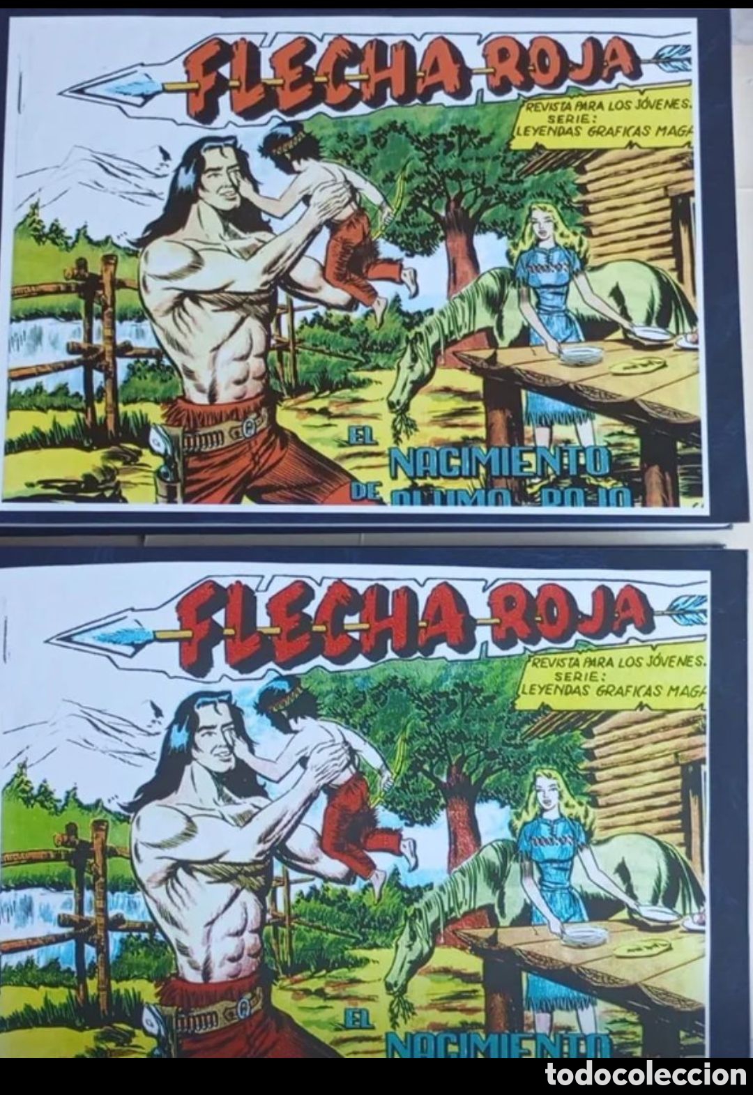 Tebeos: FLECHA ROJA 2 TOMOS COLECCI&Oacute;N COMPLETA - Foto 1