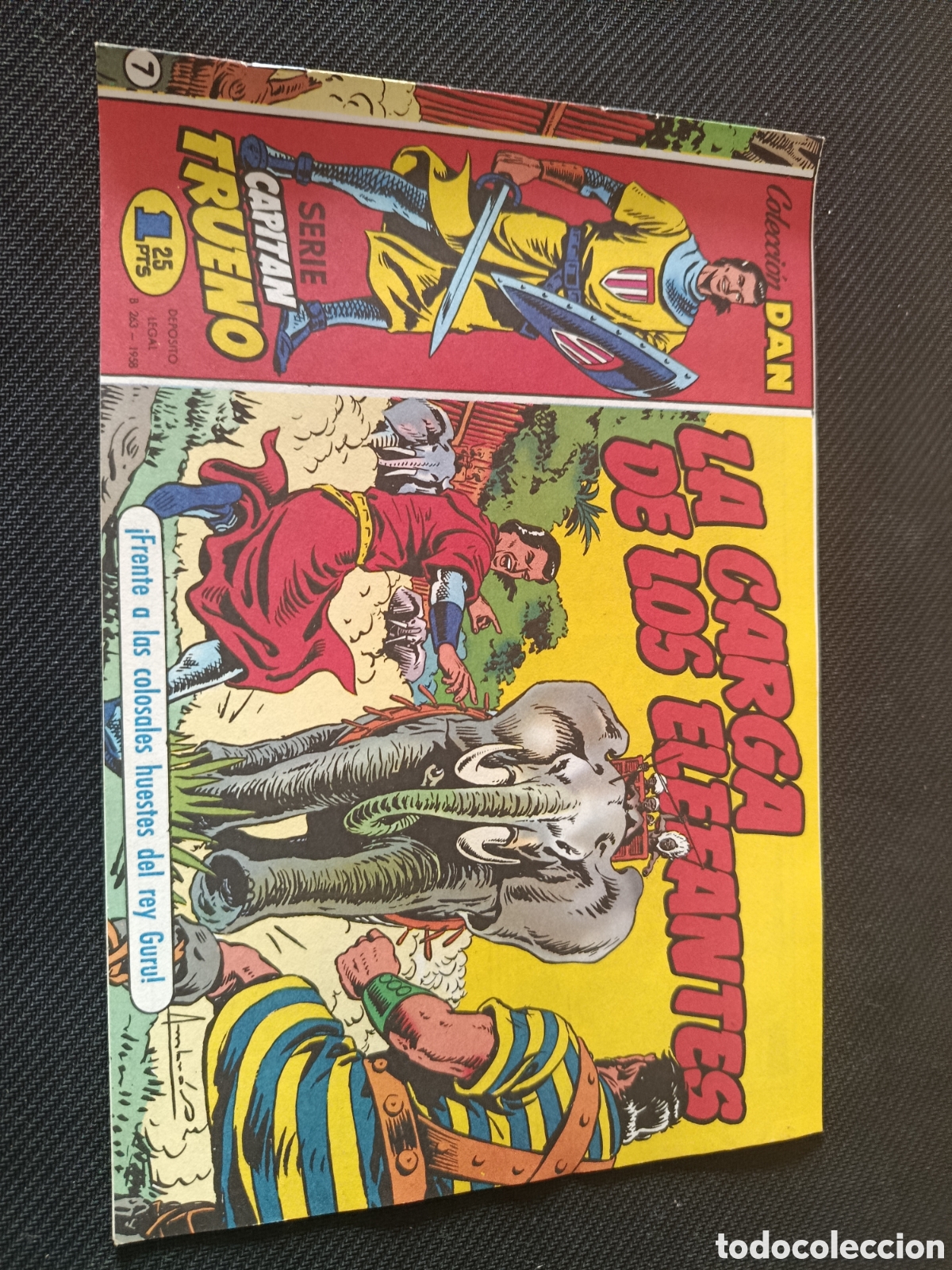 Tebeos: Colecci&oacute;n dan Serie capitan trueno n&deg;7