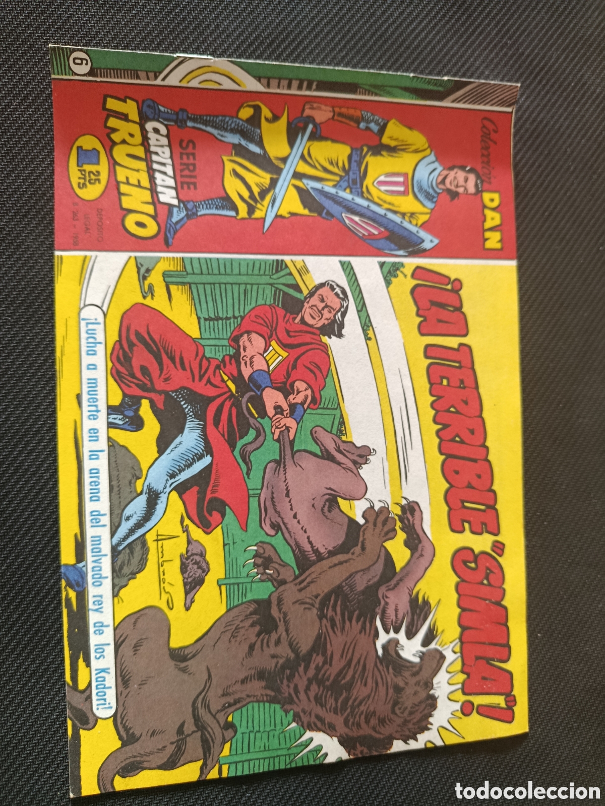 Tebeos: Colecci&oacute;n dan Serie capitan trueno n&deg;6