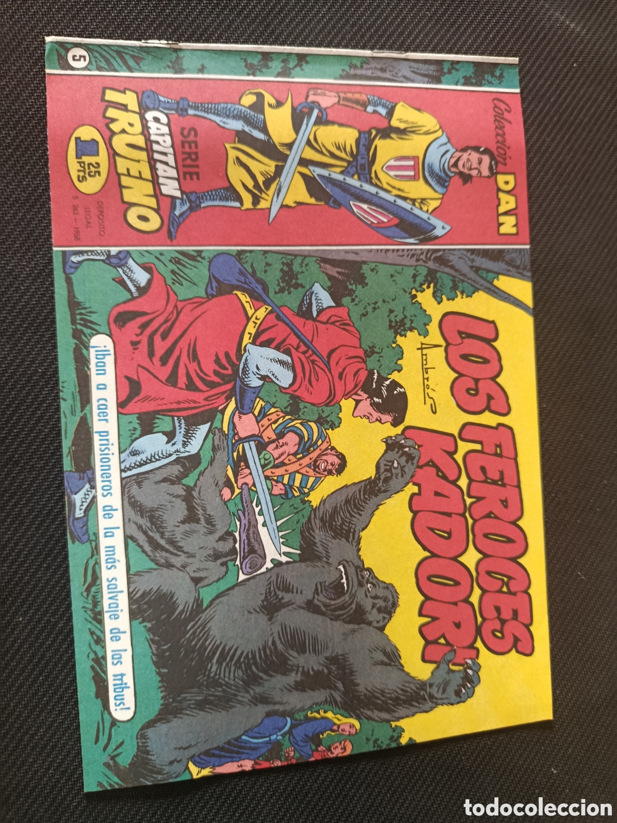 Tebeos: Colecci&oacute;n dan Serie capitan trueno n&deg;5