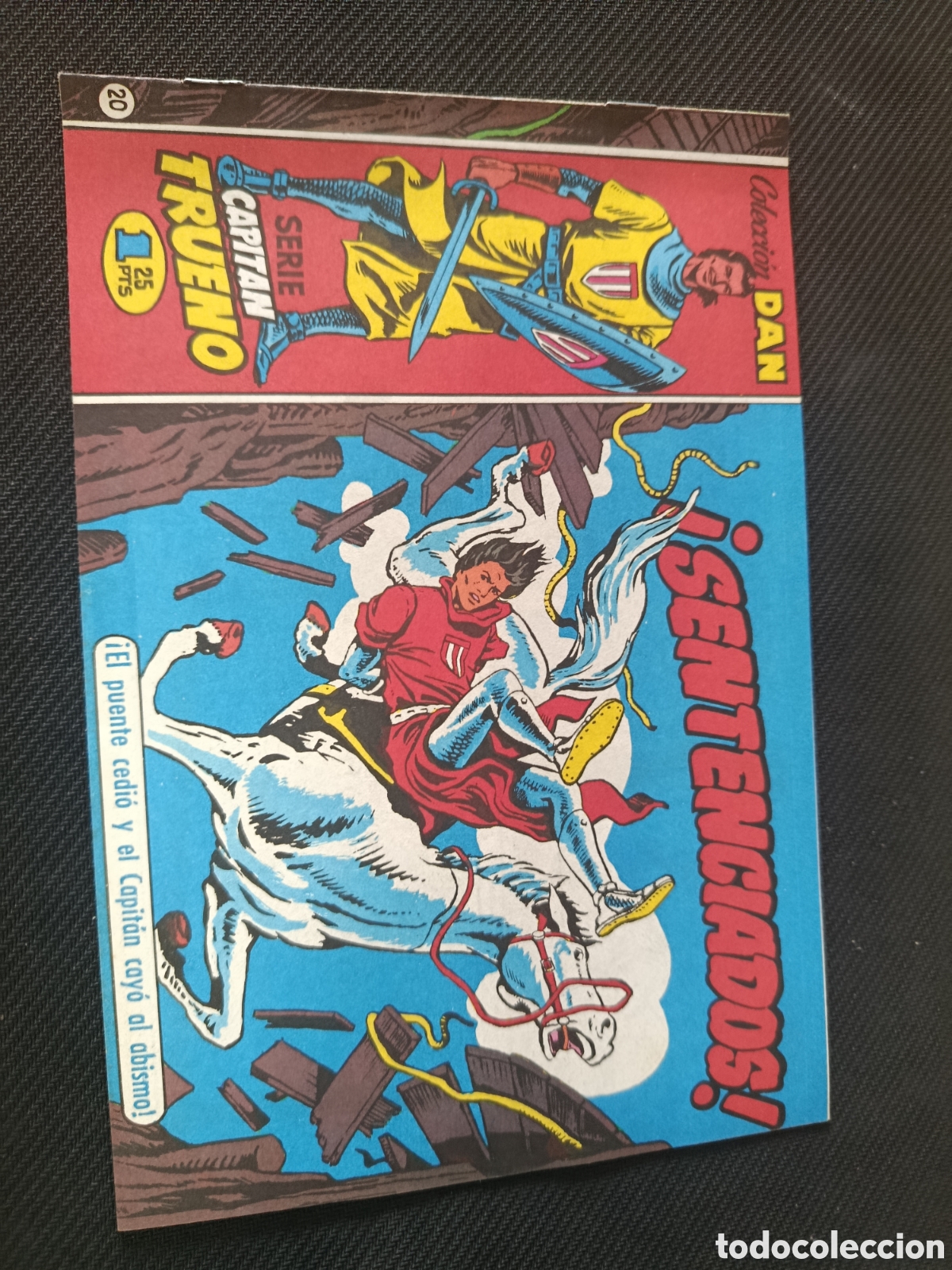 Tebeos: Colecci&oacute;n dan Serie capitan trueno n&deg;20
