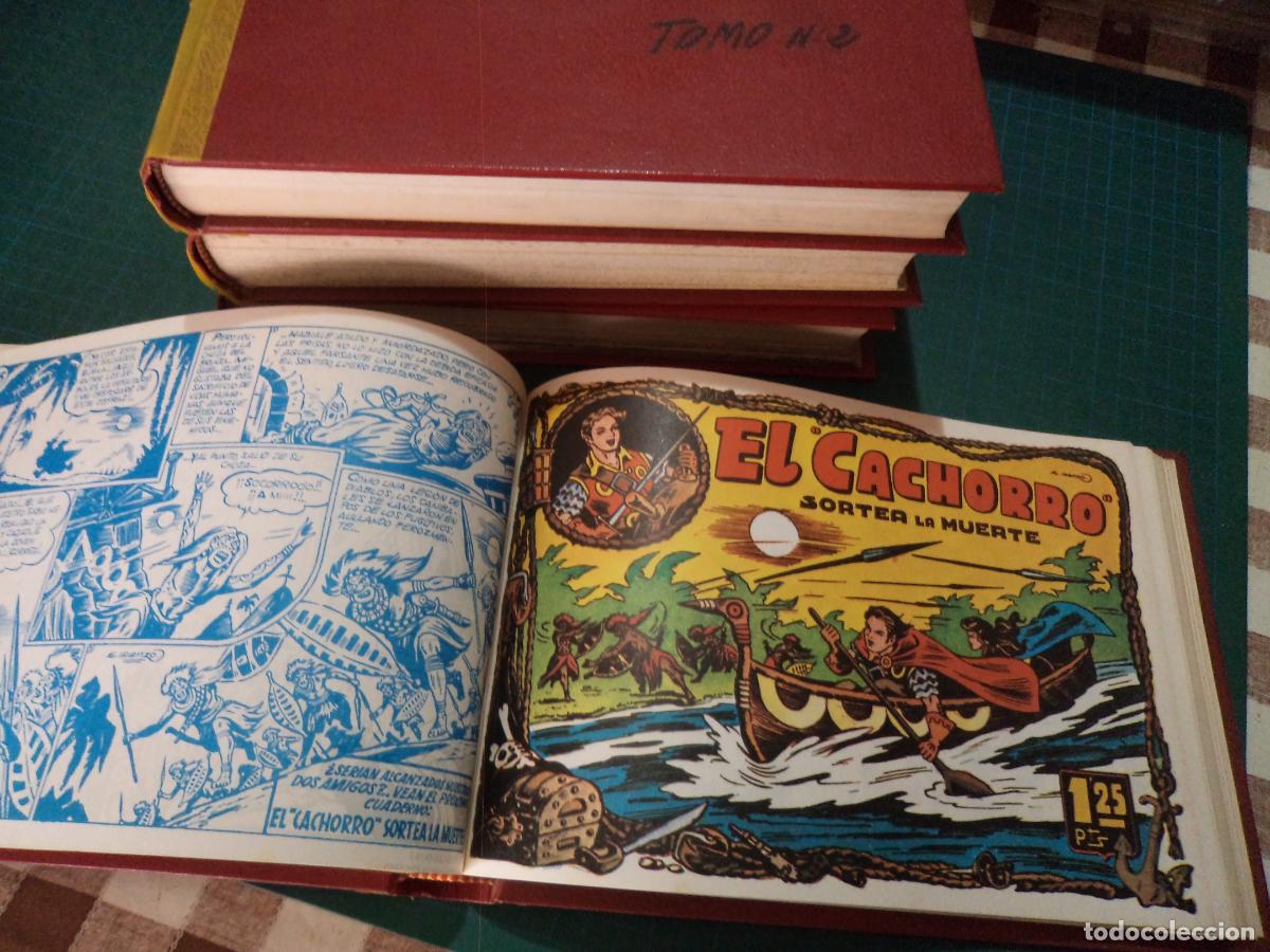 Tebeos: El Cachorro. Bruguera. Completa 213 ejemplares. Encuadernada en 4 tomos. REEDICION