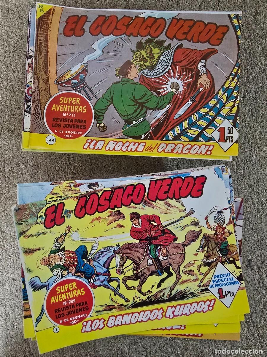 Comics: Cosaco Verde.Completa 144 tebeos.Bruguera.Facsimil