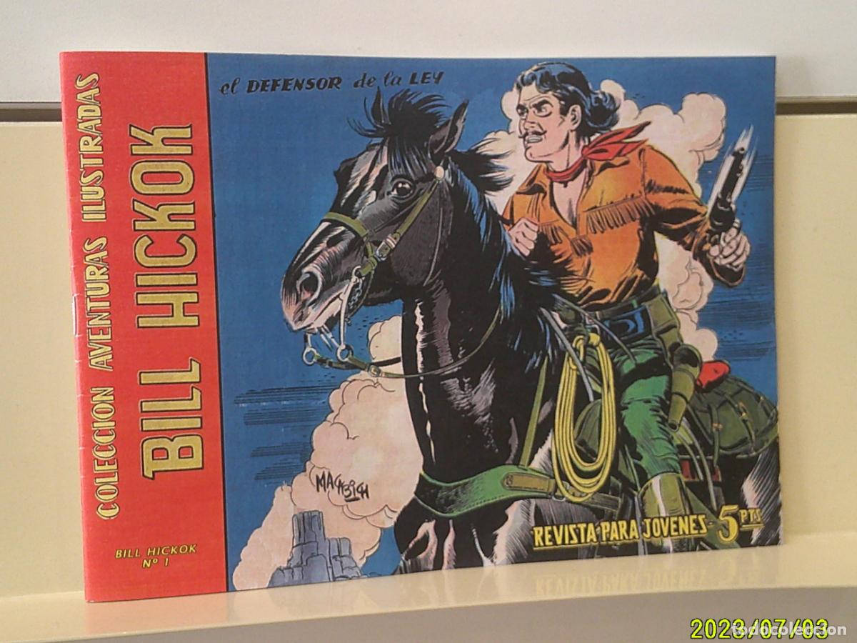 Tebeos: AVENTURAS ILUSTRADAS BILL HICKOK 1 TEBEO - FERMA REEDICION