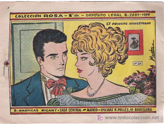 Tebeos: Colecci&oacute;n Rosa. Ricart. n&ordm; 26 - Foto 1