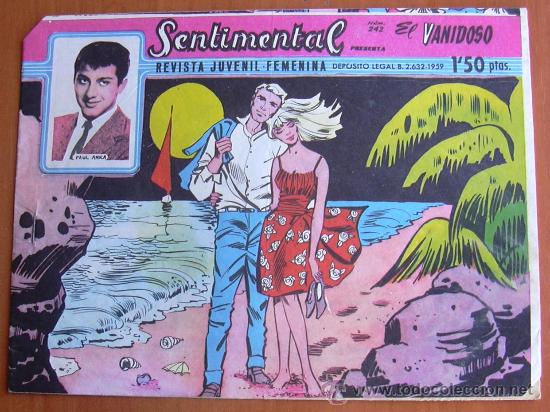 Tebeos: Coleccion Sentimental n&ordm; 242-El vanidoso - Foto 1