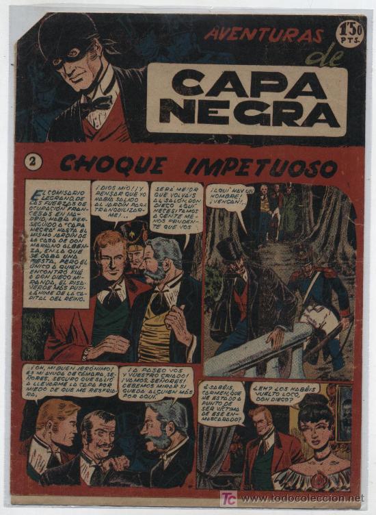 Tebeos: Capa Negra n&ordm; 2. Ricart 1953. - Foto 1