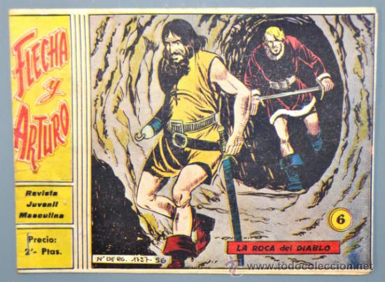 Tebeos: FLECHA Y ARTURO N&ordm; 6 EDICIONES RICART - Foto 1